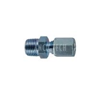 Straight screw in connector GE4LL 1/8 BSPT | Ancotech Lubrication Systems