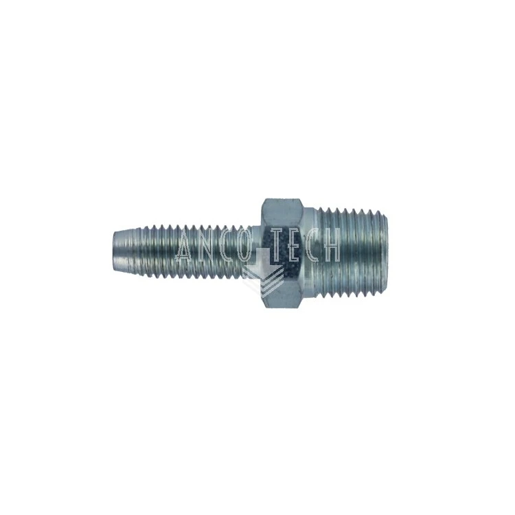 DRAADEIND 1/8NPT RECHT VOOR HD SLANG 3/16"