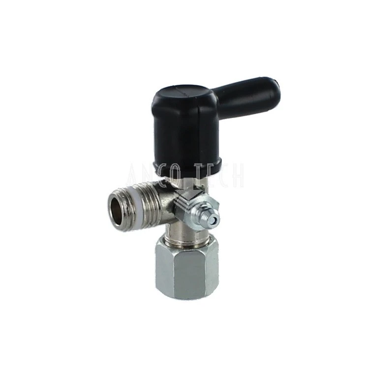 OVERDRUKVENTIEL 350 BAR 1/4 6MM + SMEERNIPPEL (RECHTS)