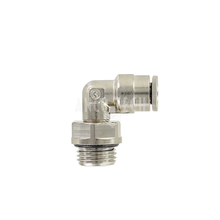 90° ANGLED PUSH-IN COUPLER WEDZ6 1/4" ROTATABLE