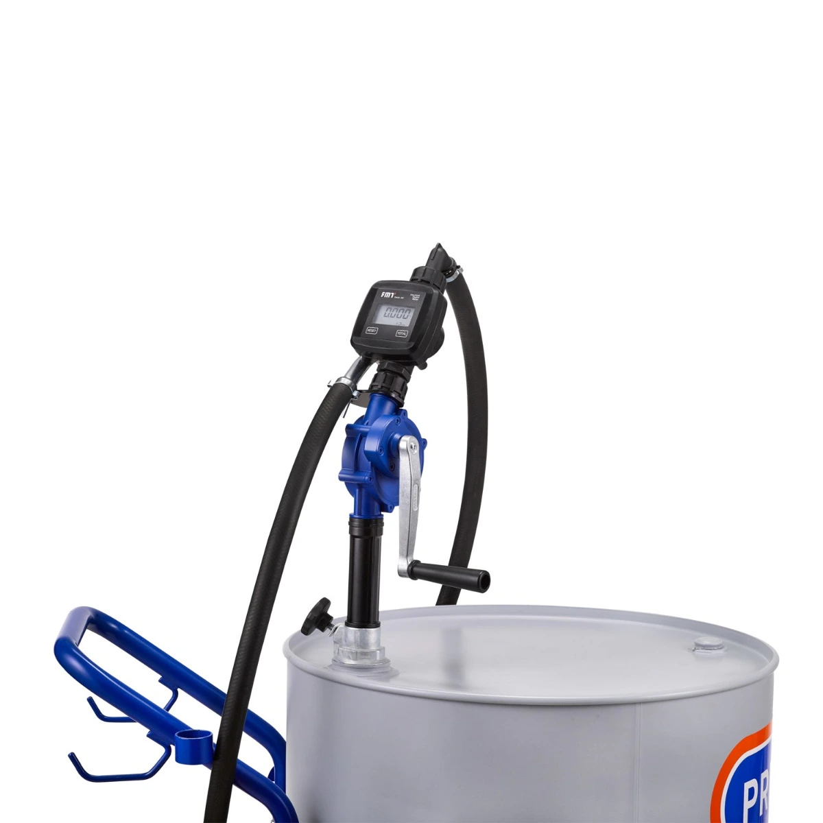 PRESSOL ROTERENDE POMP MET SLANG EN METER 60/220L 13057