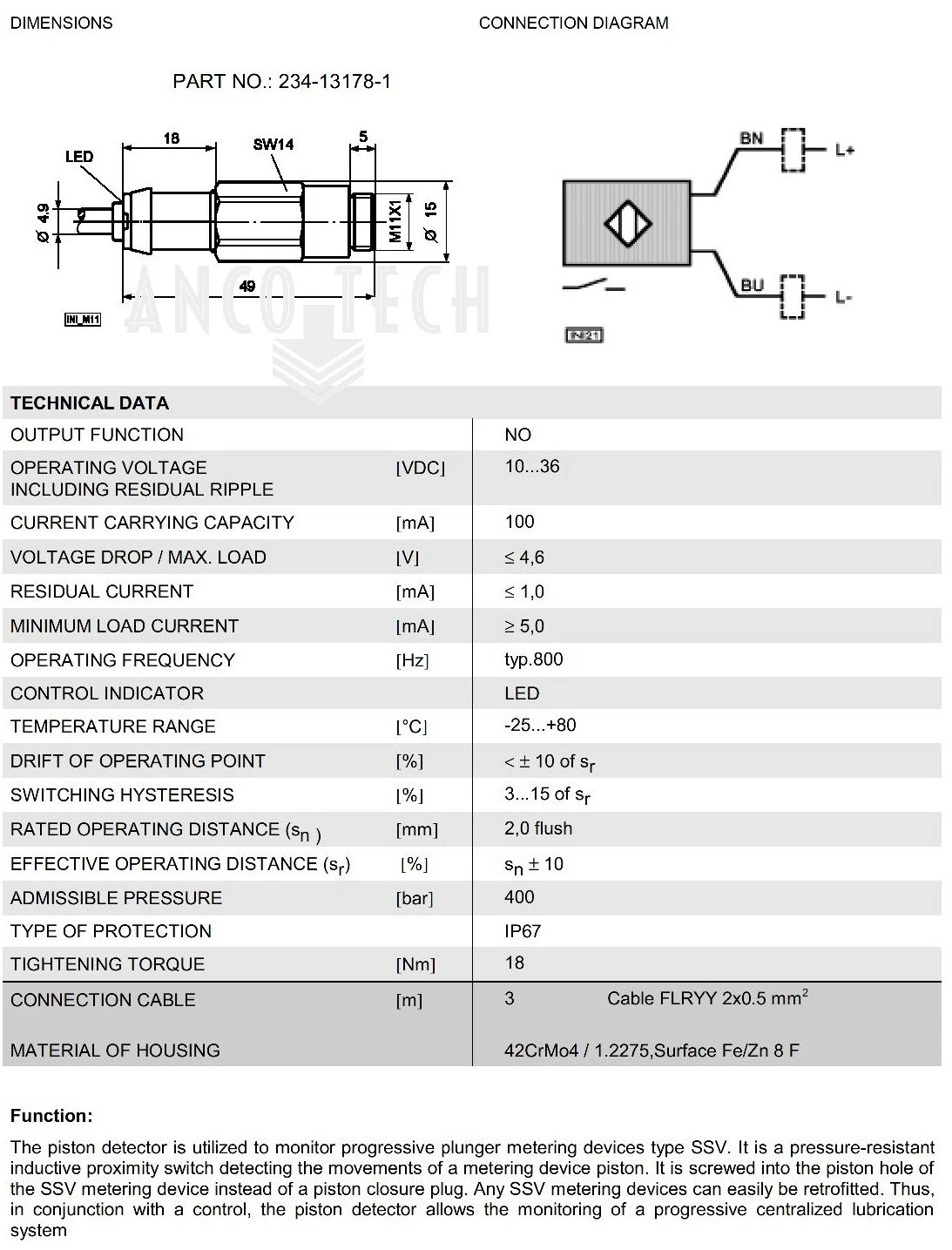 PROGRESSIEF VERDELER + SENSOR SSVL 6-N