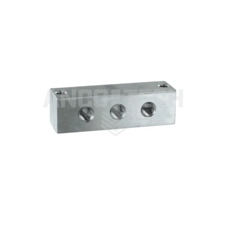 SMEERNIPPELBLOK 3 AANSLUITINGEN 1/8" RVS