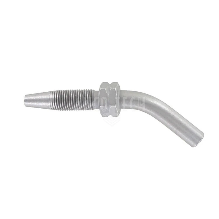 PIJPEIND EXTRA KORT 6MM SCHUIN VOOR HD SLANG 8.6x4