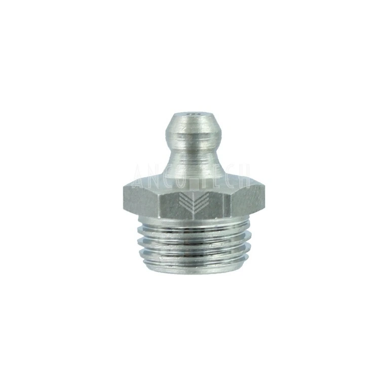 SMEERNIPPEL RECHT 1/4" RVS