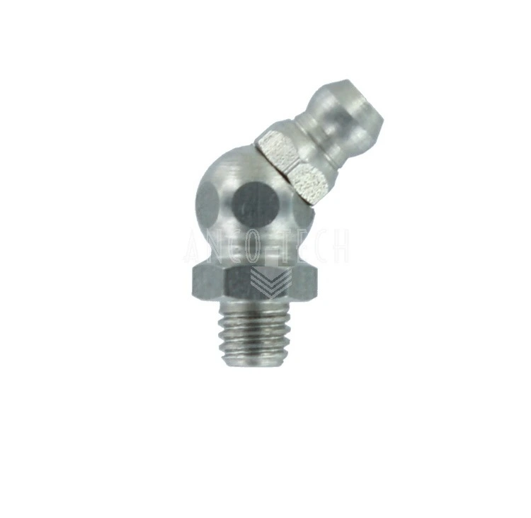 SMEERNIPPEL SCHUIN M6x1 RVS