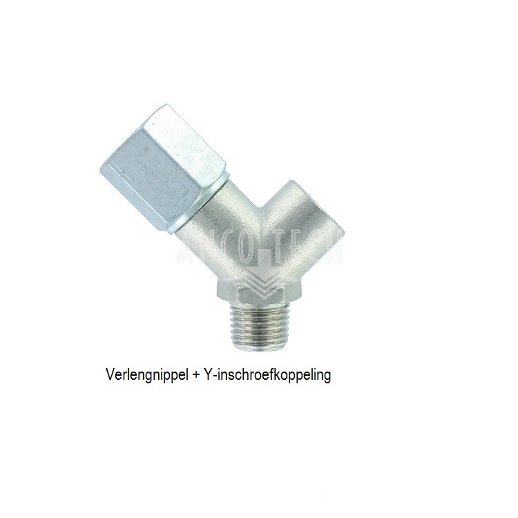 Y-INSCHROEFKOPPELING 1/4 BSP/T