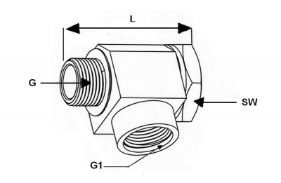 BANJOKOPPELING M20X1.5