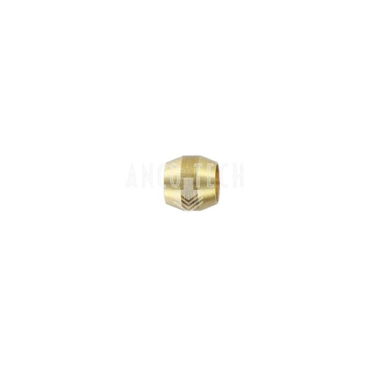 DUBBELE KLEMRING 4MM MESSING