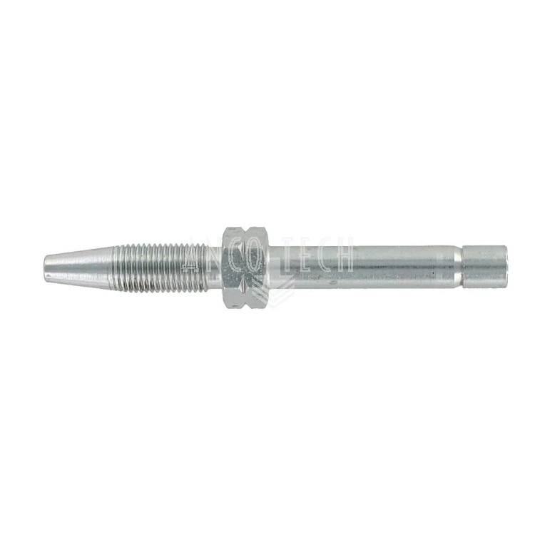 PIJPEIND LANG 6MM RECHT MET SKF GROEF VOOR HD SLANG 8.6x4