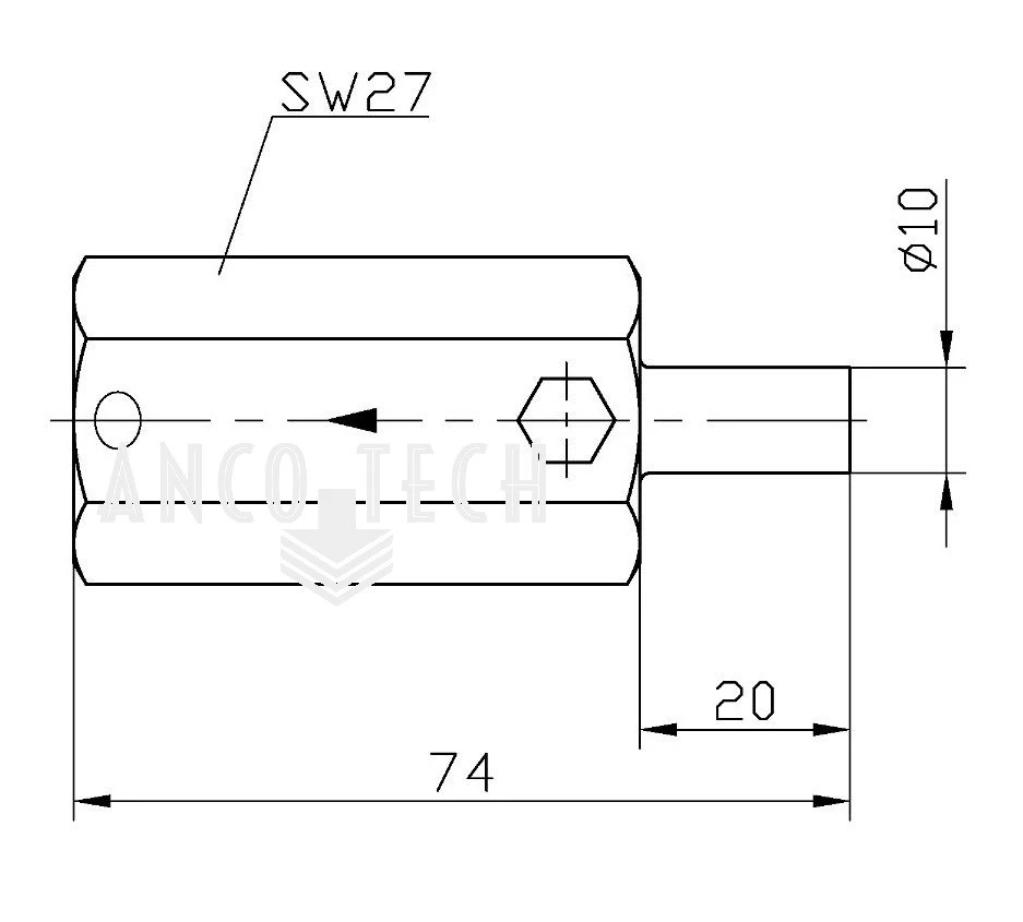 OVERDRUKVENTIEL 150 BAR 10MM PIJPEIND