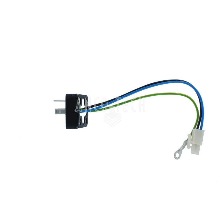 PLUG 1 + KABEL VOOR P203 AC MET VOEDINGSLEIDER