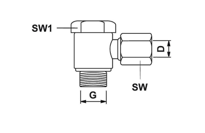 BANJOKOPPELING SWVE 6LL 1/8 BSP
