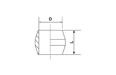 KLEMRING 1/4 MESSING