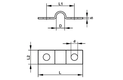 LEIDING CLIP 3 x 4MM