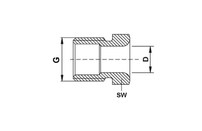 WARTEL MESSING 6MM LEIDING