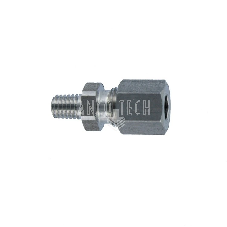 RECHTE KOPPELING GE6LL M6X1 RVS