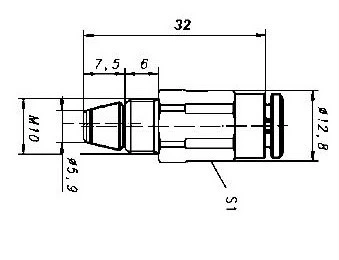 PUSH-IN KOPPLING + TERUGSLAGKLEP SSV-D 6MM