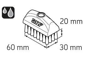 SMEERBORSTEL 30x60MM 1/4G