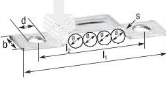 LEIDING CLIP 4 x 6MM ST/VZ