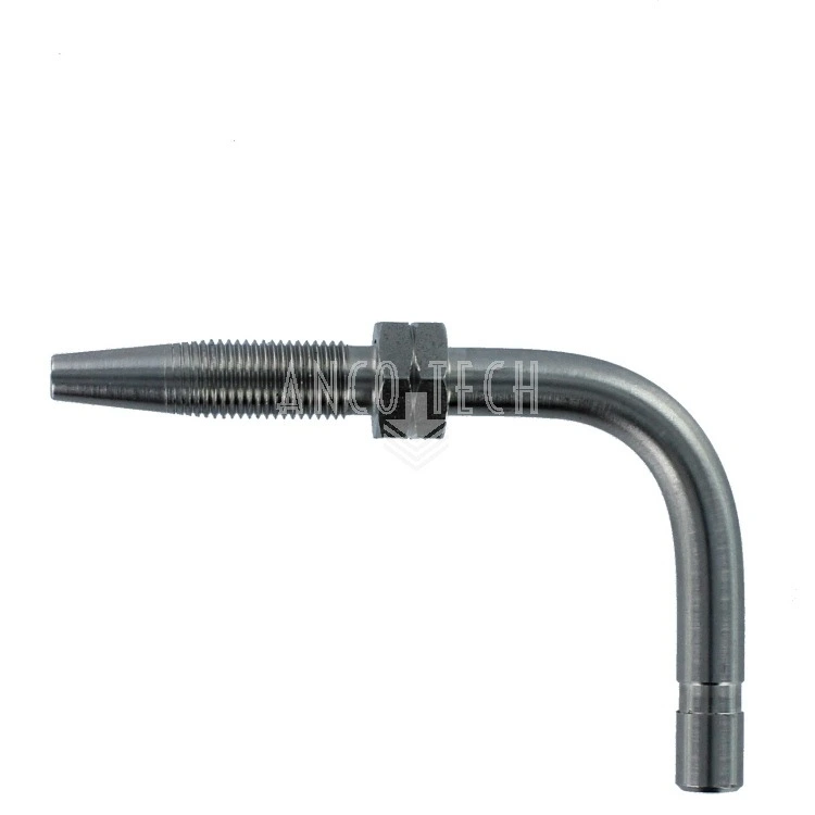 PIJPEIND RVS 6MM HAAKS VOOR HD SLANG 8.6x4