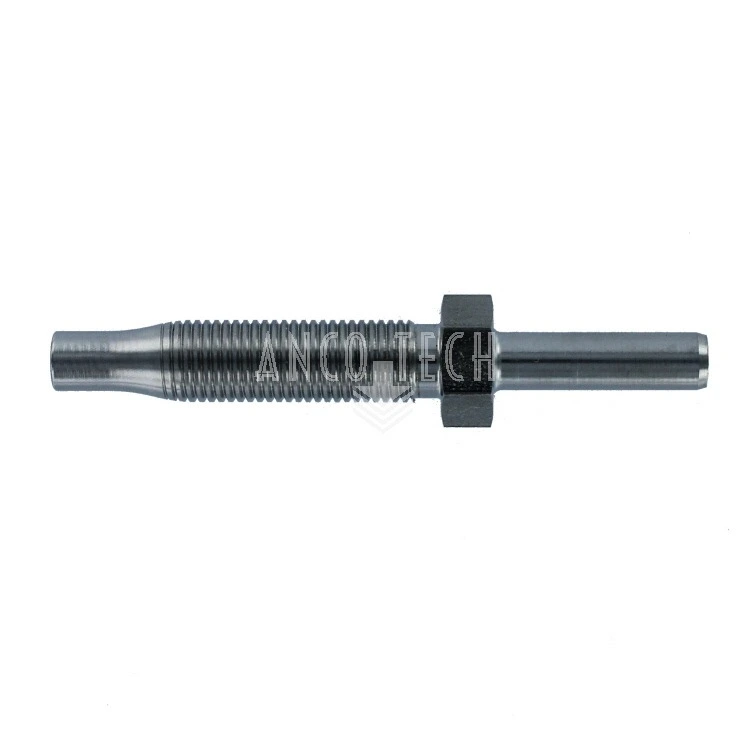 PIJPEIND RVS 6MM RECHT VOOR HD SLANG 11.3x6.3