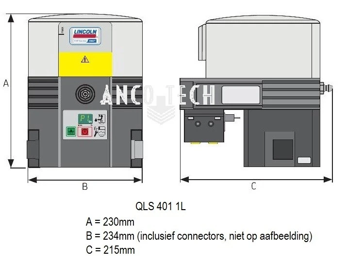 QLS 401 VETPOMP 24V + TIMER + LAAG NIVEAU CONTROLE