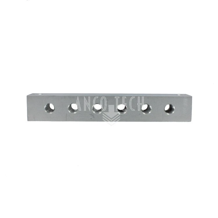 SMEERNIPPELBLOK 6 AANSLUITINGEN 1/4" RVS