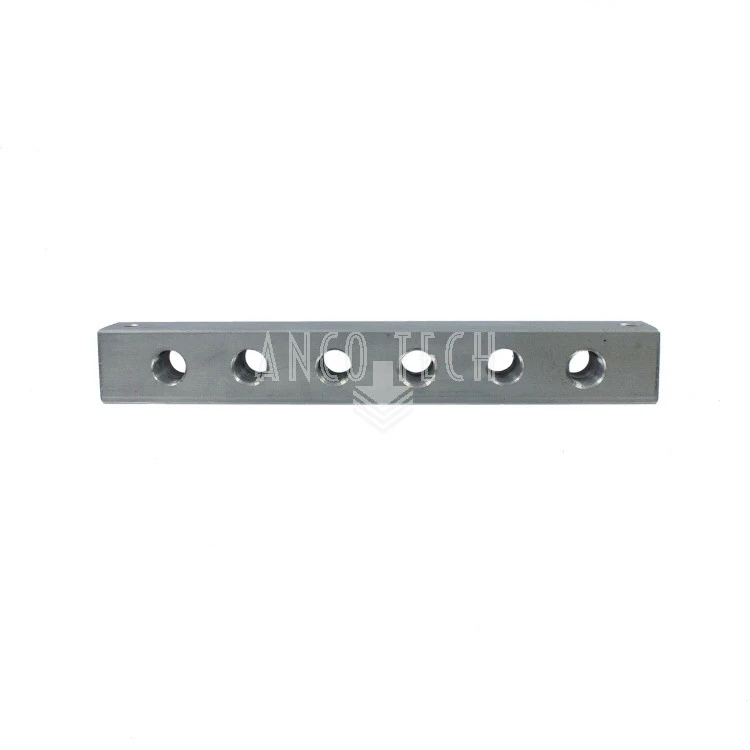 SMEERNIPPELBLOK 6 AANSLUITINGEN 1/8" RVS