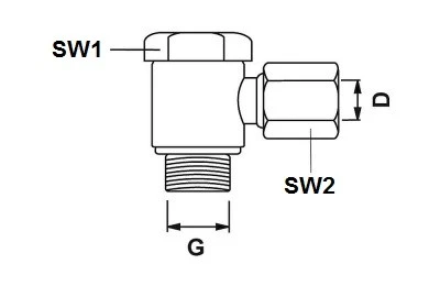 BANJOKOPPELING SWVE 6LL 1/8 BSP