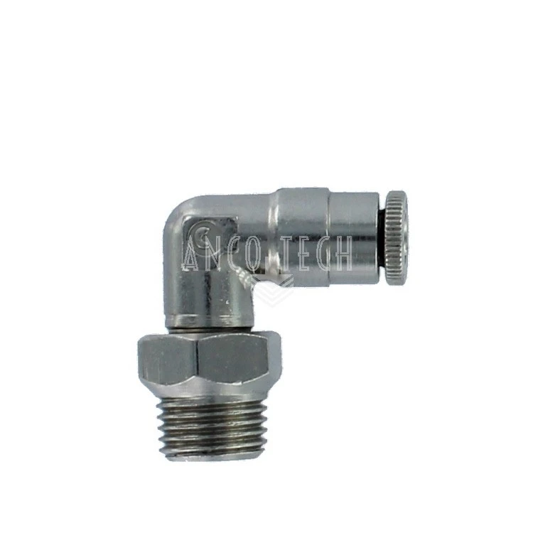 KNIE PUSH-IN KOPPELING WEDK4 1/8" DRAAIBAAR