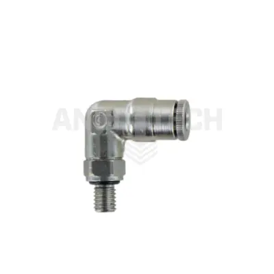 KNIE PUSH-IN KOPPELING WEDZ4 M5x0.8 DRAAIBAAR