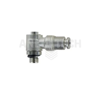 KNIE PUSH-IN KOPPELING WEDZ4 M6x0.75 DRAAIBAAR