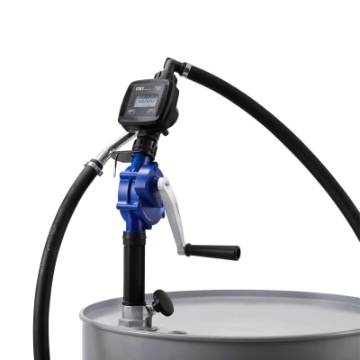 PRESSOL ROTERENDE POMP MET SLANG EN METER 60/220L 13057