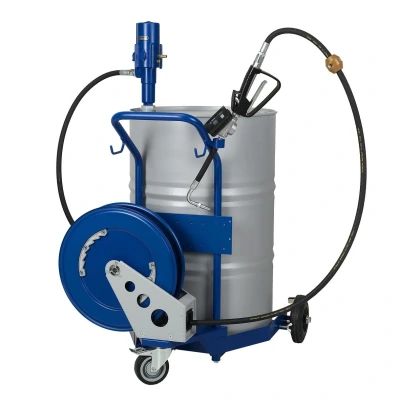 PR OLIEPOMP SET MOBIEL 3:1 200L MET SLANGHASPEL EN DIGITAAL PISTOOL