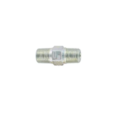 RECHTE NIPPEL 1/8 BSP x 1/8 BSPT
