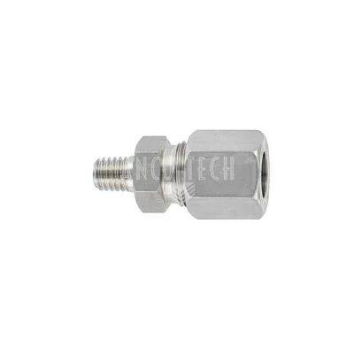 RECHTE KOPPELING GE8LL M6X1 RVS