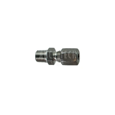 RECHTE KOPPELING GE4LL M8X1 RVS