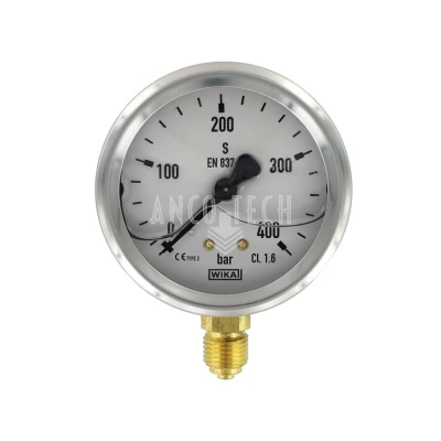 MANOMETER Ø63 0-400BAR 1/4-O