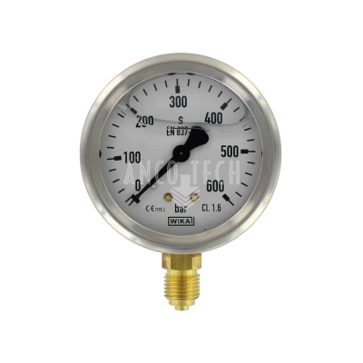 MANOMETER Ø63 0-600BAR 1/4-O