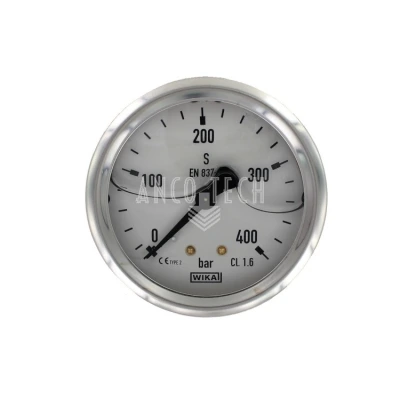 MANOMETER Ø63 0-400BAR 1/4-A