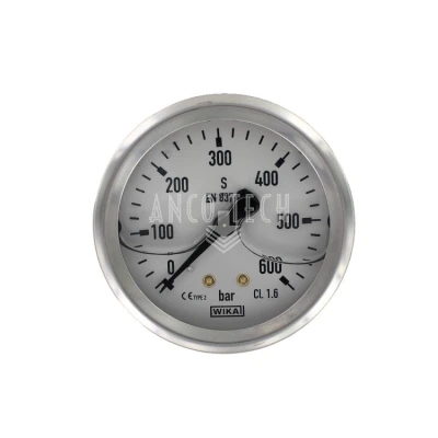 MANOMETER Ø63 0-600BAR 1/4-A