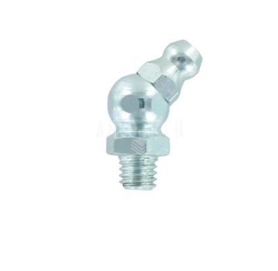 SMEERNIPPEL  45° SCHUIN M6x1