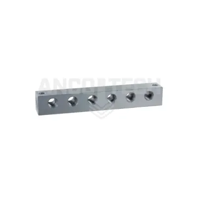 SMEERNIPPELBLOK 6 AANSLUITINGEN 1/8"