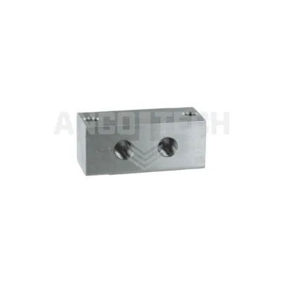 SMEERNIPPELBLOK 2 AANSLUITINGEN 1/8" RVS