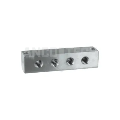SMEERNIPPELBLOK 4 AANSLUITINGEN 1/8" RVS