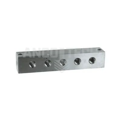 SMEERNIPPELBLOK 5 AANSLUITINGEN 1/8" RVS