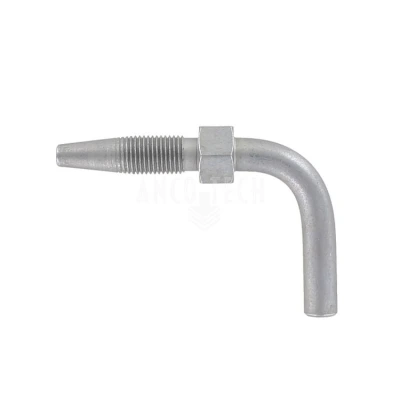 PIJPEIND EXTRA KORT 6MM HAAKS VOOR HD SLANG 8.6x4