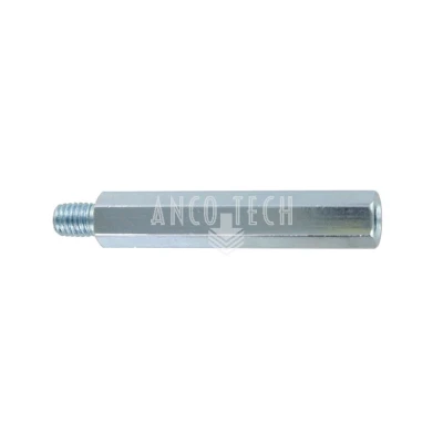 VERLENGNIPPEL M6x1  L=57.5MM
