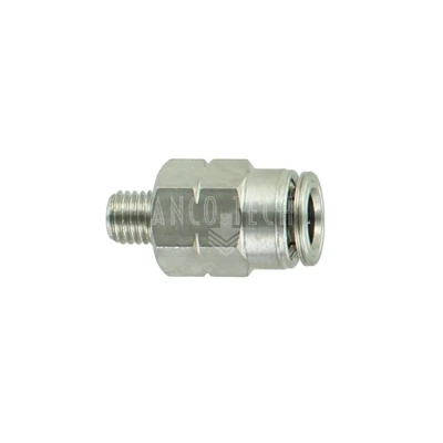 RECHTE PUSH-IN KOPPELING GEK1/4 - 1/4 UNF